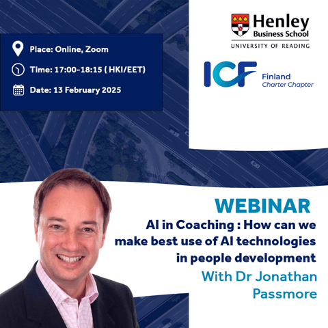Webinar | AI in Coaching : How can we make best use of AI technologies in people development