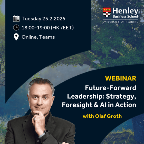 Webinar | Future-Forward Leadership: Strategy, Foresight & AI in Action