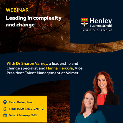 Webinar | Leading in complexity and change