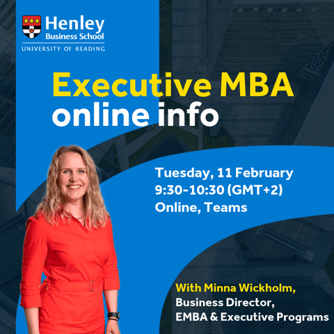 Executive MBA online info