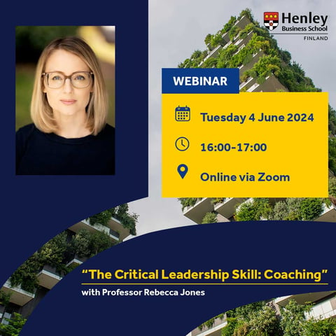 Webinar | The critical leadership skill: Coaching