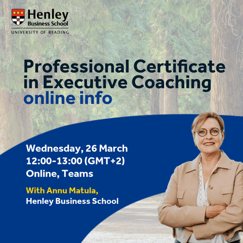 Professional Certificate in Executive Coaching online info on 26 March 2025