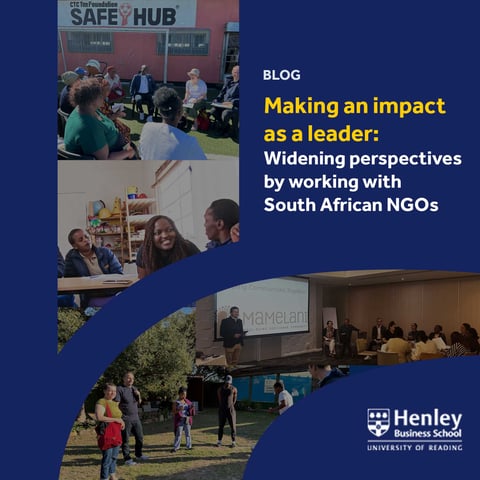 Making an impact as a leader: Widening perspectives by working with South African NGOs